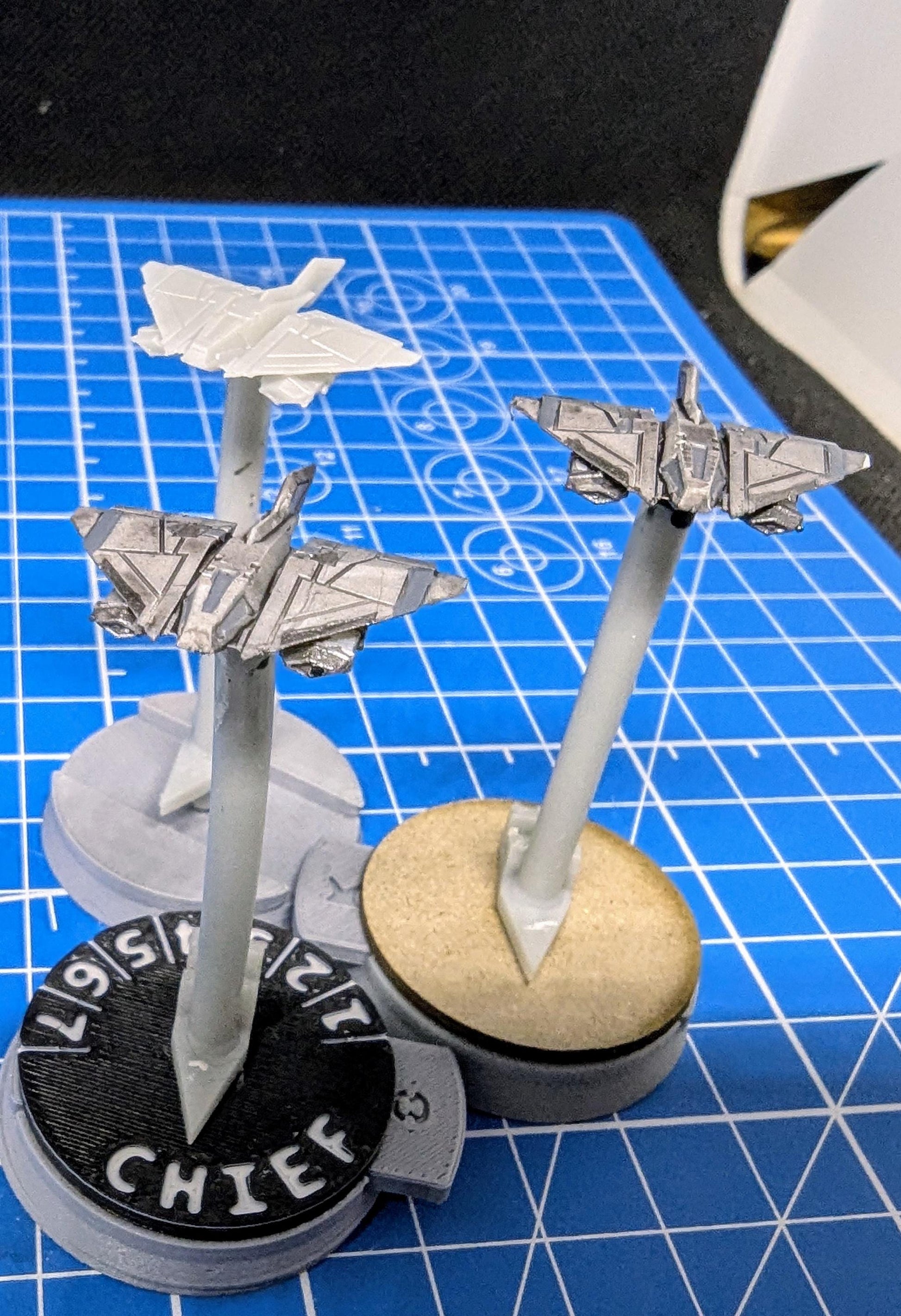 UNSC Longsword C-712 Bomber squadron (3) Halo Armada Homebrew or other miniatures games 23mm