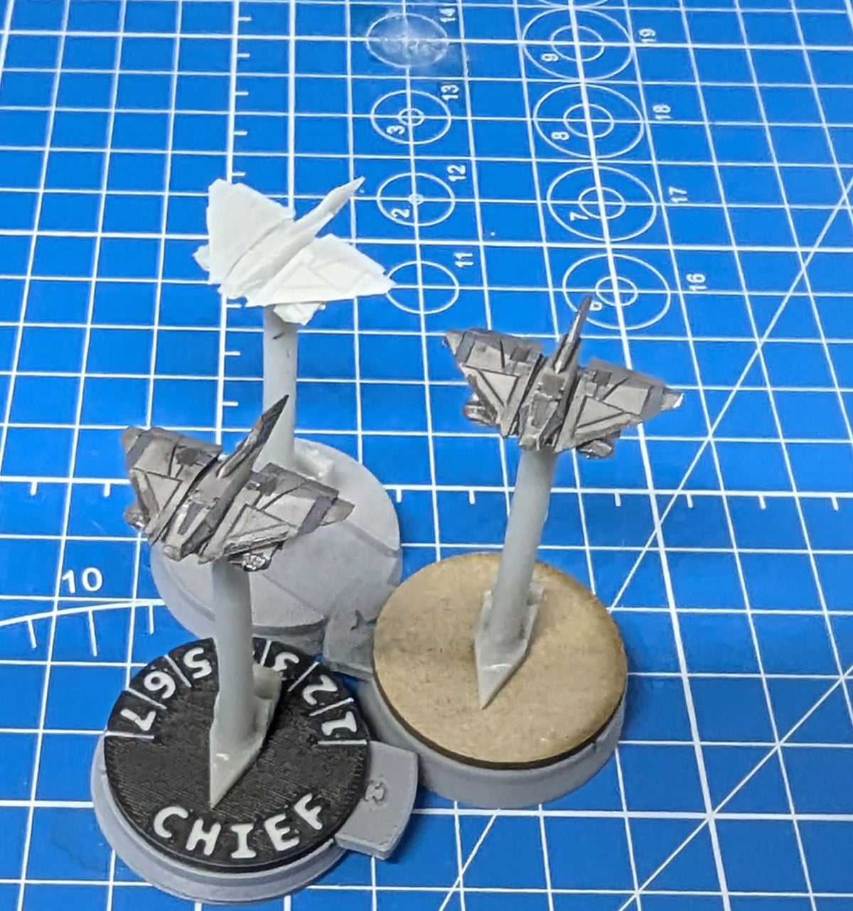 UNSC Longsword C-712 Bomber squadron (3) Halo Armada Homebrew or other miniatures games 23mm