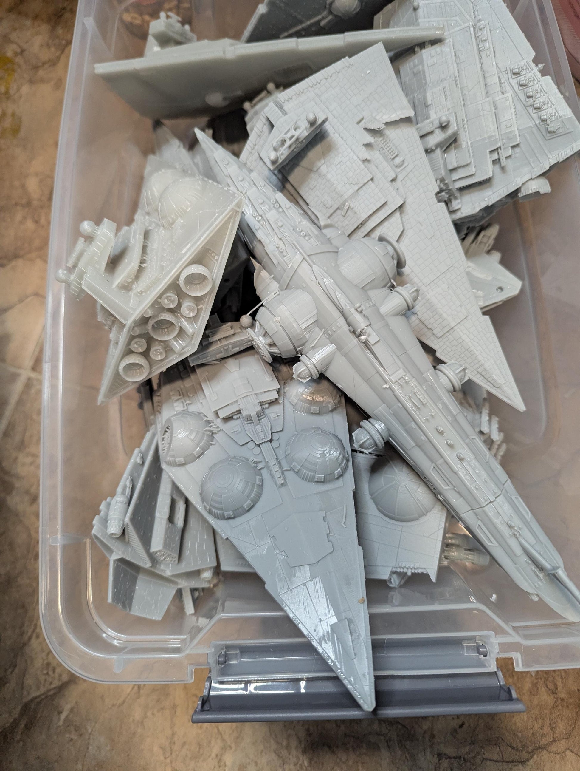 WRECKAGE! Misprint Star wars armada scale starships for wreckage