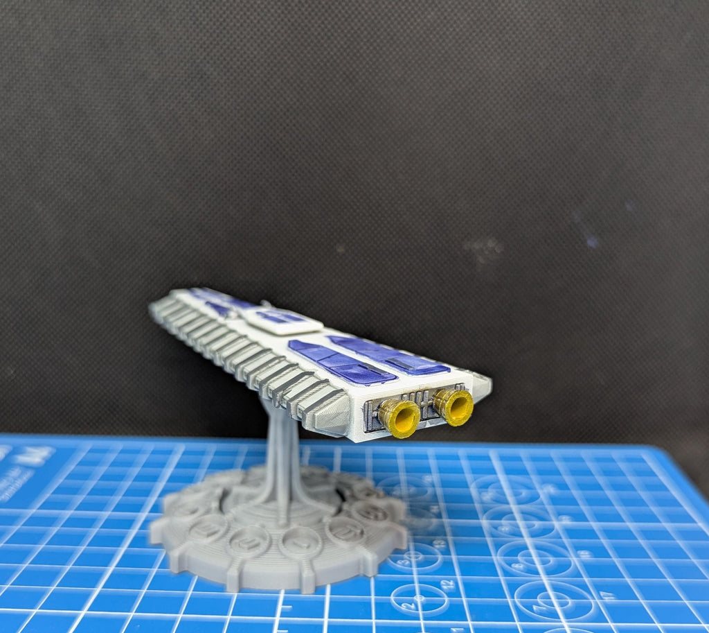 Earthforce Avenger-class Heavy Carrier for miniatures games like star wars armada 120mm