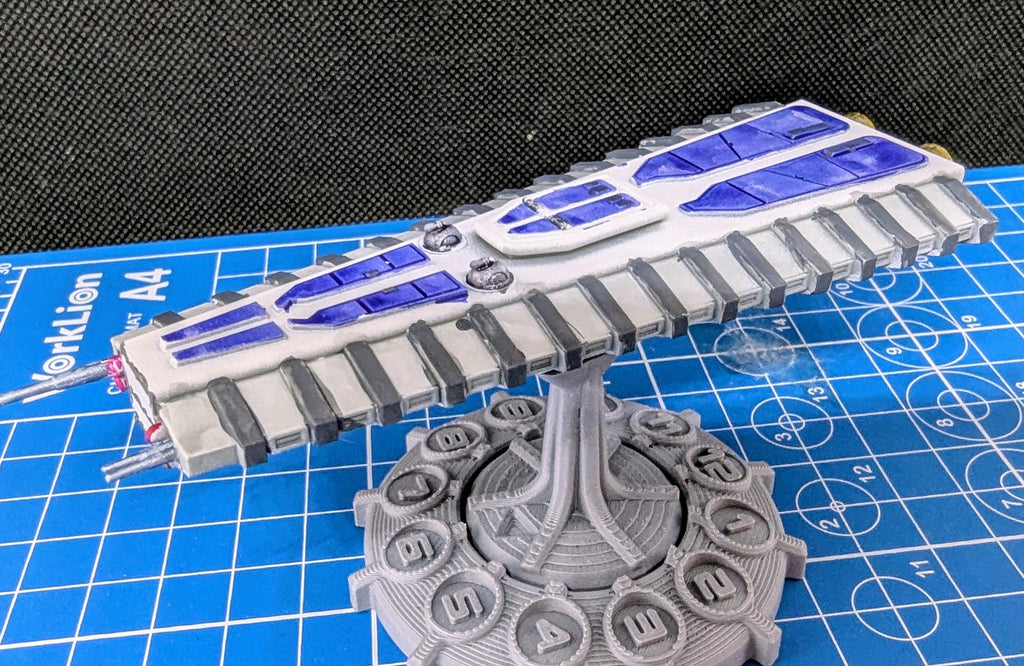 Earthforce Avenger-class Heavy Carrier for miniatures games like star wars armada 120mm