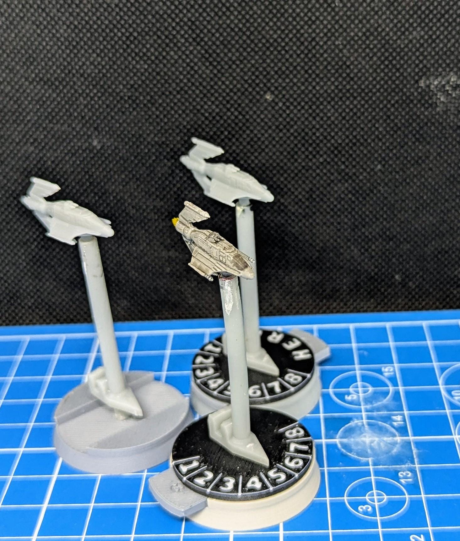Scum GAT-12 Skipray BlastBoat Irregular Starfighter pack(3) for Star wars armada or other miniatures games