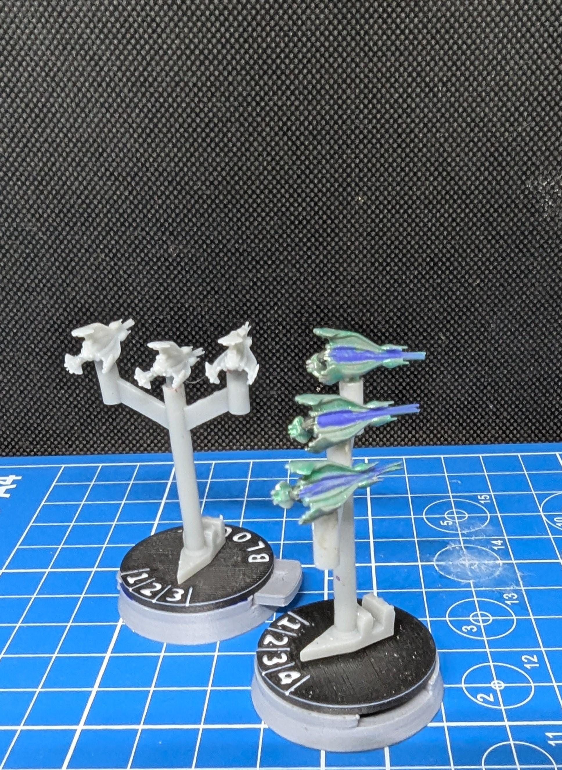 Minbari Nial Fighter Squadron (6) - Star Wars Armada scale games