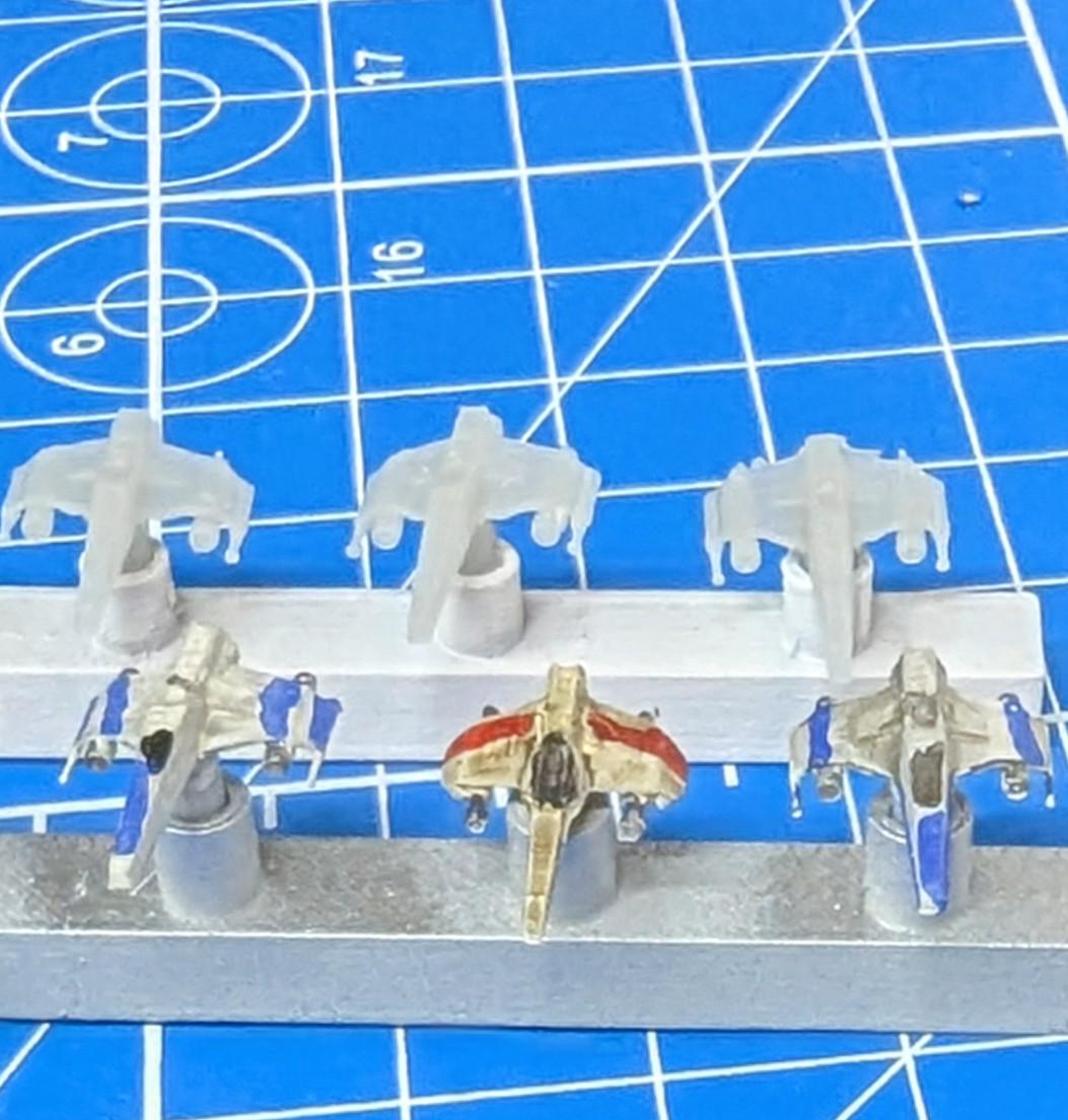 Rebels Fighter Squadron Reinforcement Pack 2 (8) squadrons for Star wars armada or other miniatures games