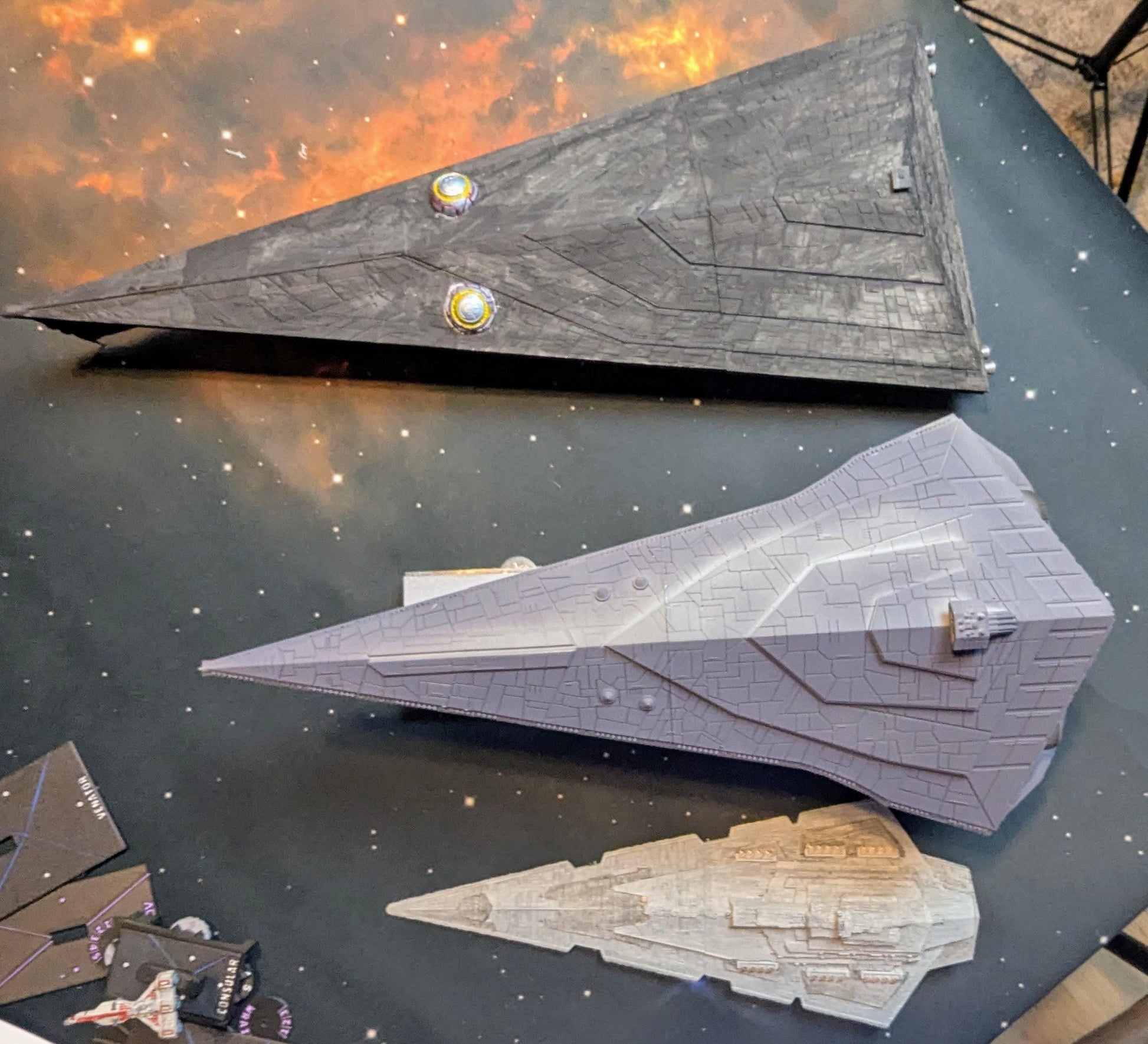 Dark Empire Sovereign Super Star Destroyer for Star Wars Armada 416mm