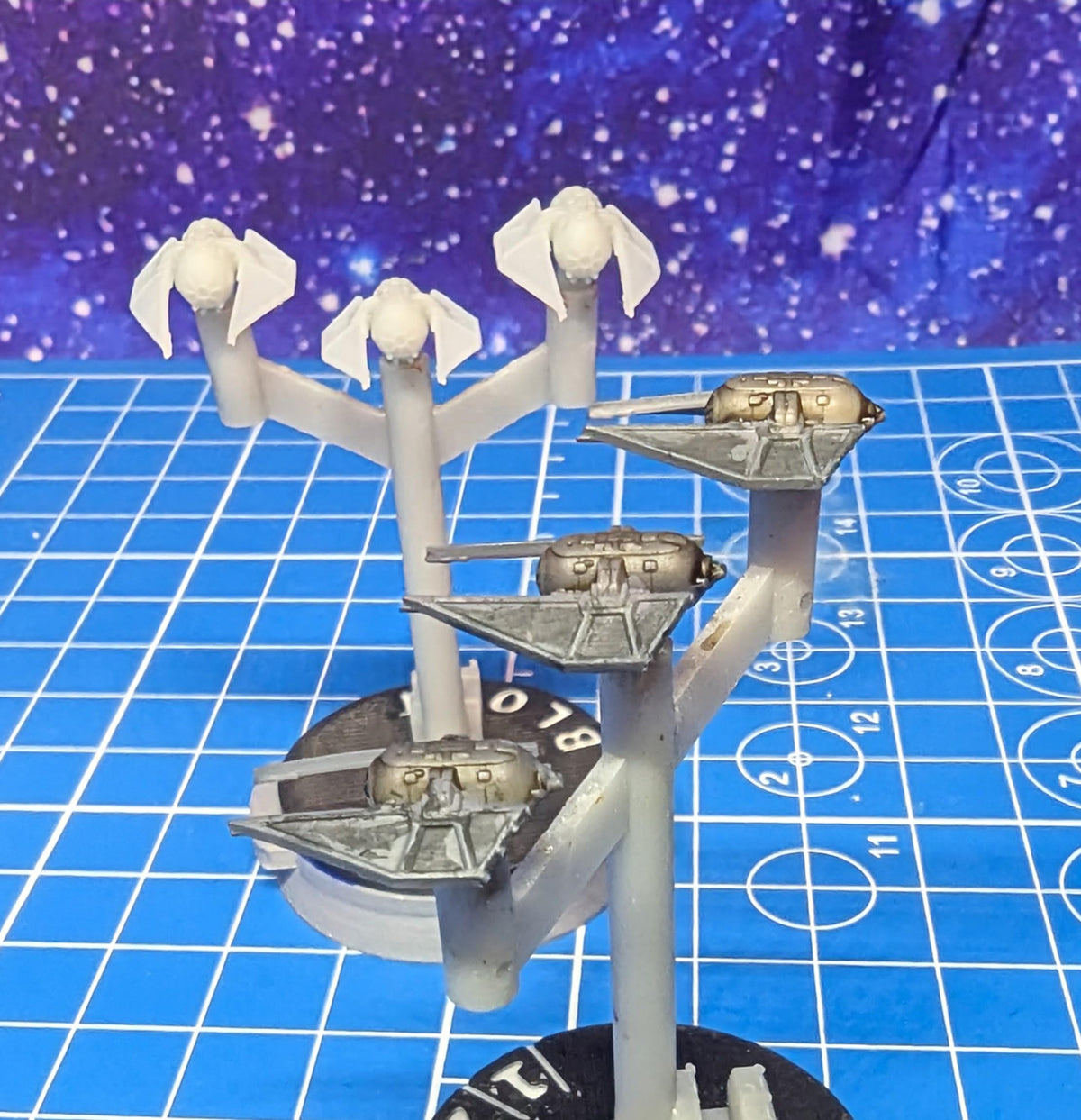 Imperial Tie Striker Squadron (6) for Star wars armada scale games
