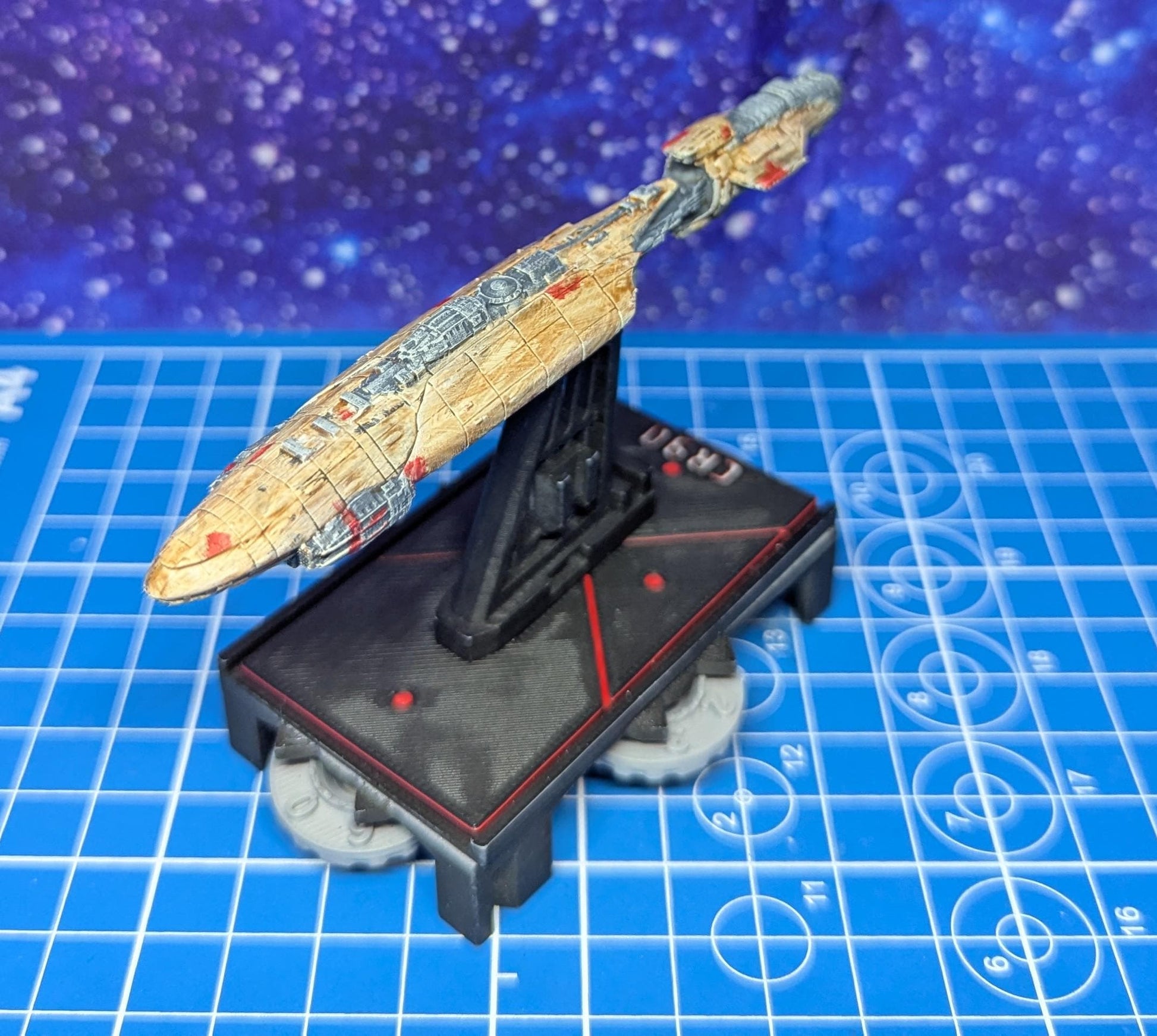 Rebel alliance MC-30f Missile Frigate for Star Wars Armada or other miniatures games 120mm