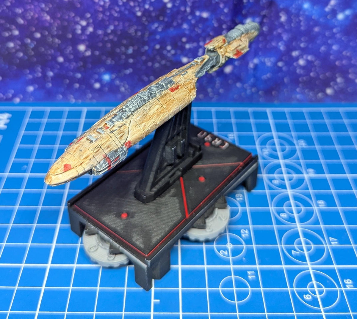 Rebel MC-30f Missile Frigate for Star Wars Armada Scale games 120mm