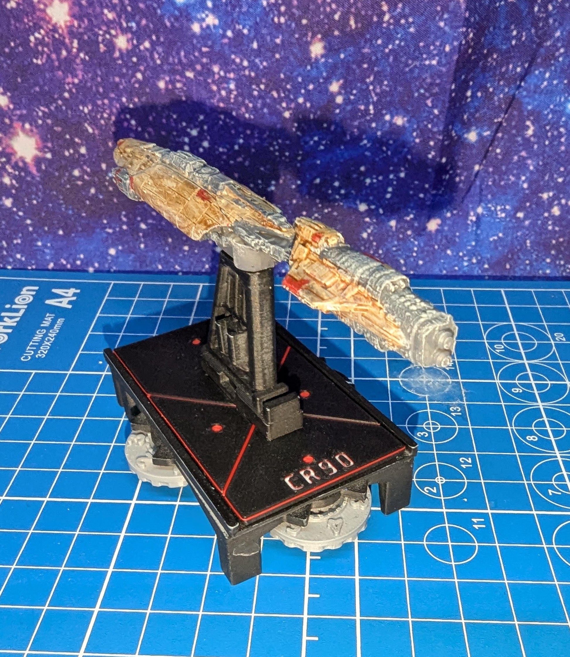 Rebel alliance MC-30f Missile Frigate for Star Wars Armada or other miniatures games 120mm