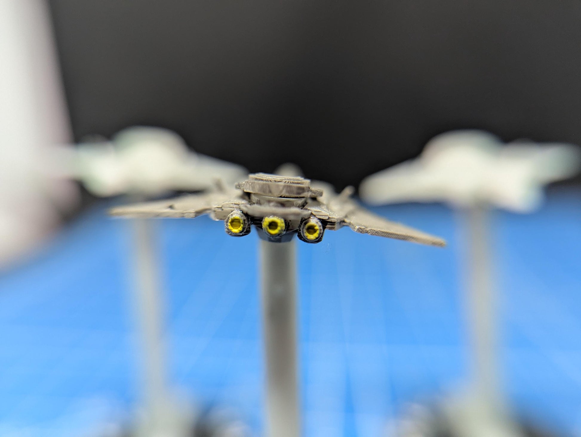UNSC Winter-class Prowler stealth squadron (3) Halo Armada Homebrew or other miniatures games 30mm
