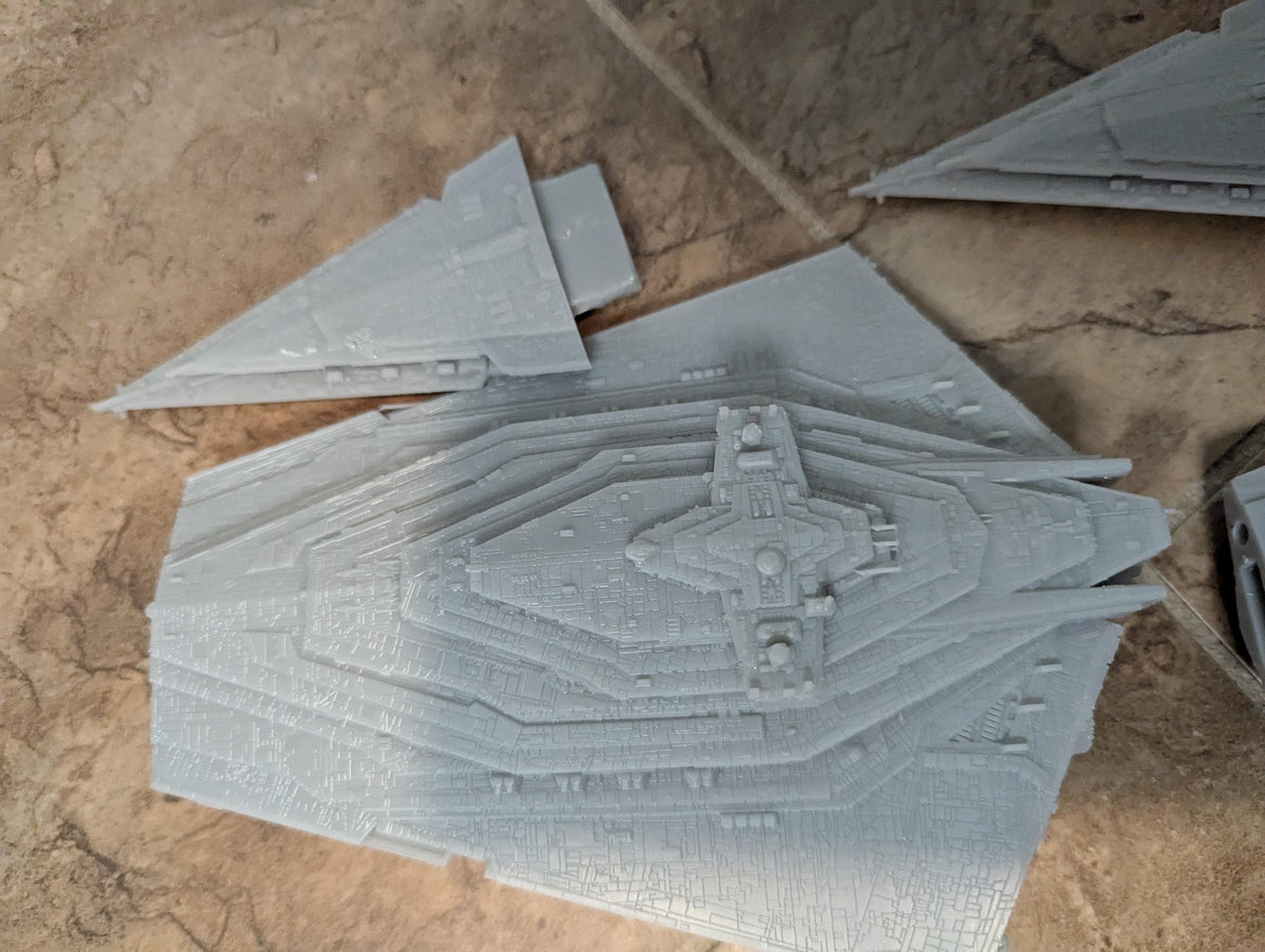 WRECKAGE! Misprint Star wars armada scale starships for wreckage