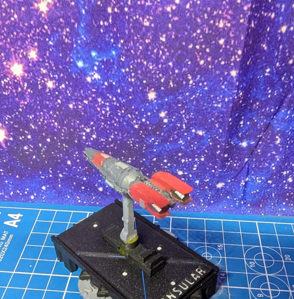 Manticore Corvette for starship miniatures games like Onepagerules Warfleets or Armada legends