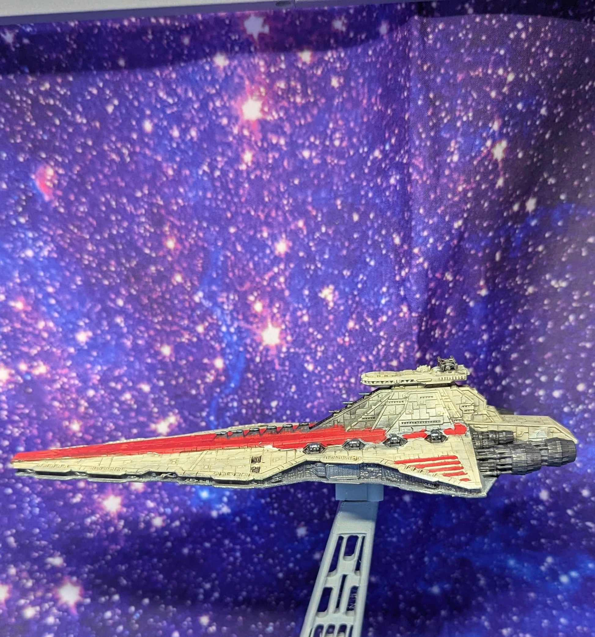 Republic Servatar Star Destroyer refit proxy for Star Wars Armada 165mm