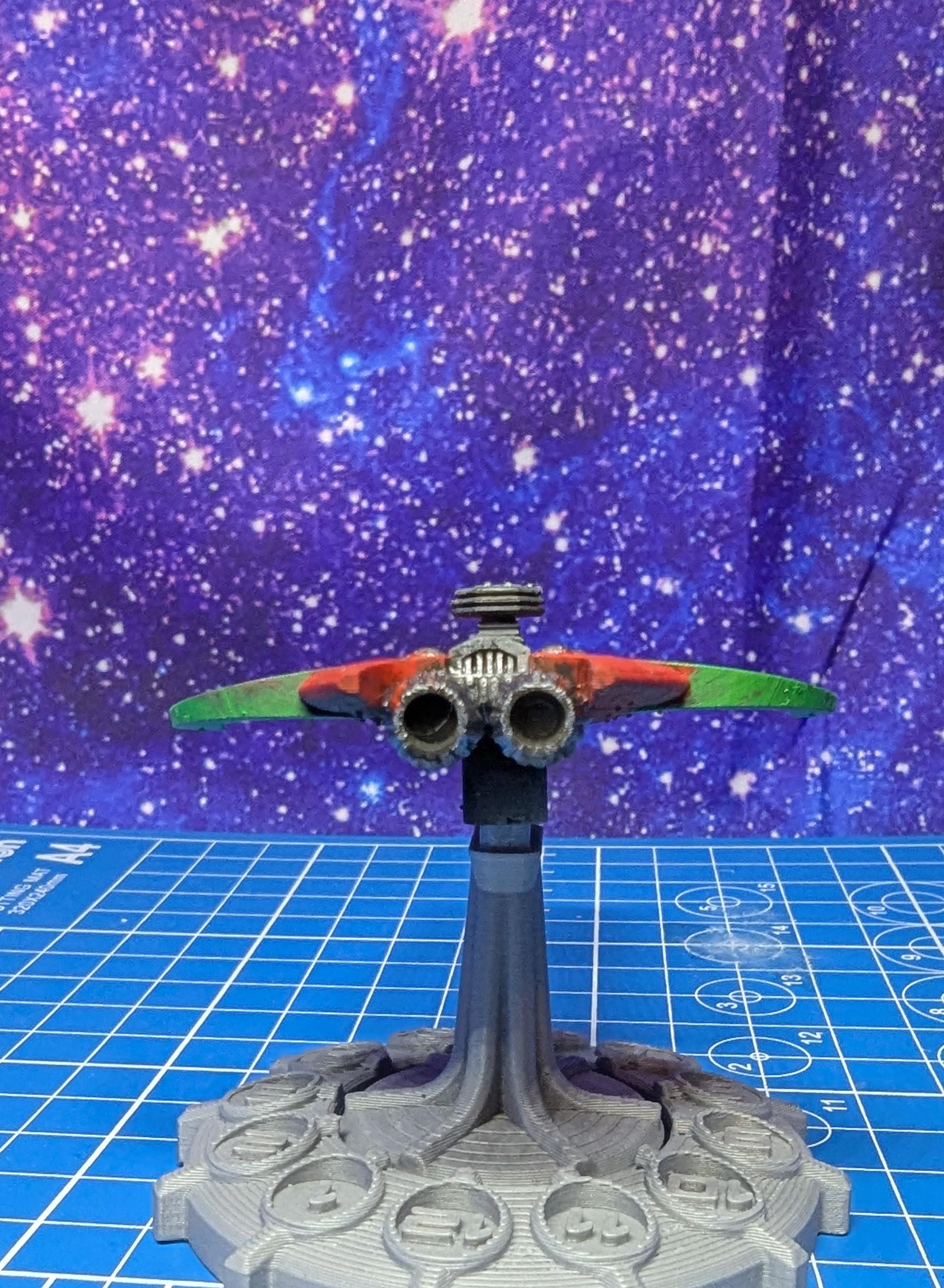 Narn Ka'Tok Battle Destroyer proxy for Star Wars Armada or other miniatures games 110mm