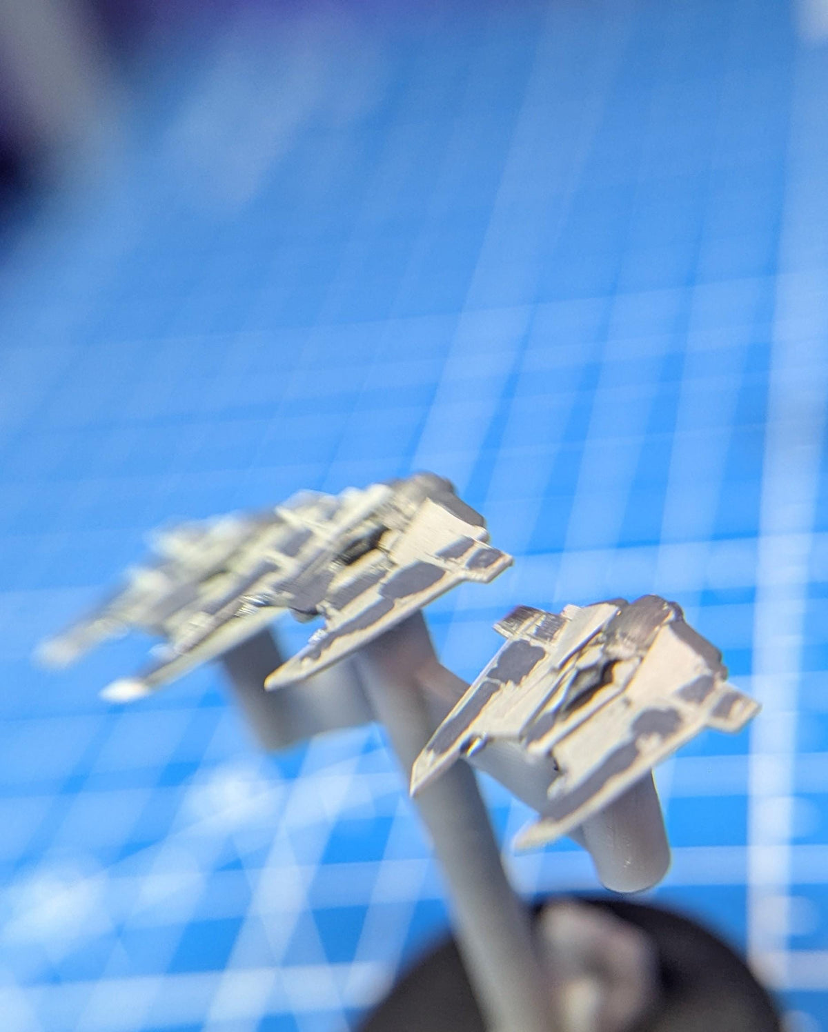 Mandalorian Fang-class protectorate Fighter squadron (6) Halo Armada Homebrew or other miniatures games 13mm
