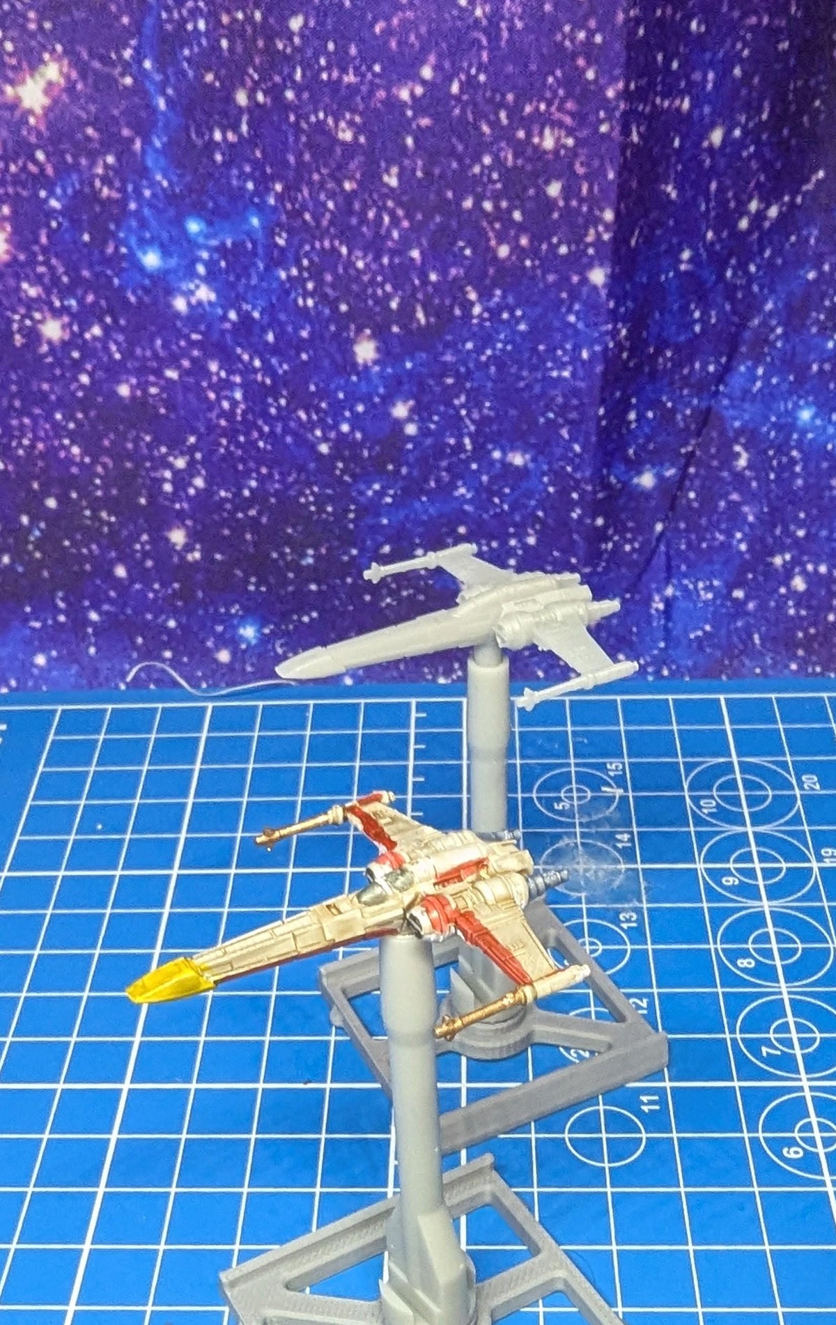 XW scale Z-95 Headhunter Starfighter (2) for Star wars Xwing Miniatures game 1/270
