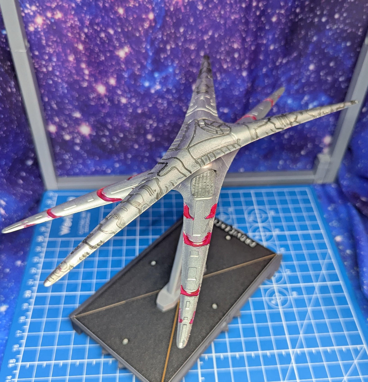 Cylon fleet Basestar type D carrier for Armada Legends or other miniatures games 210mm