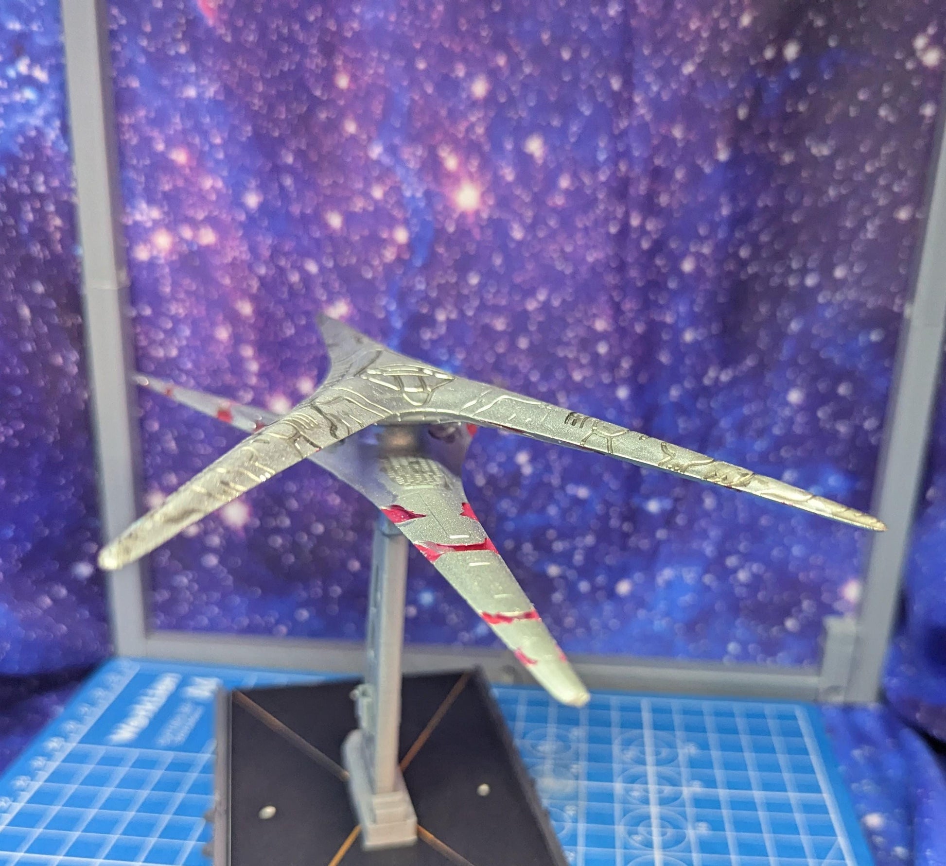 Cylon fleet Basestar type D carrier for Armada Legends or other miniatures games 210mm