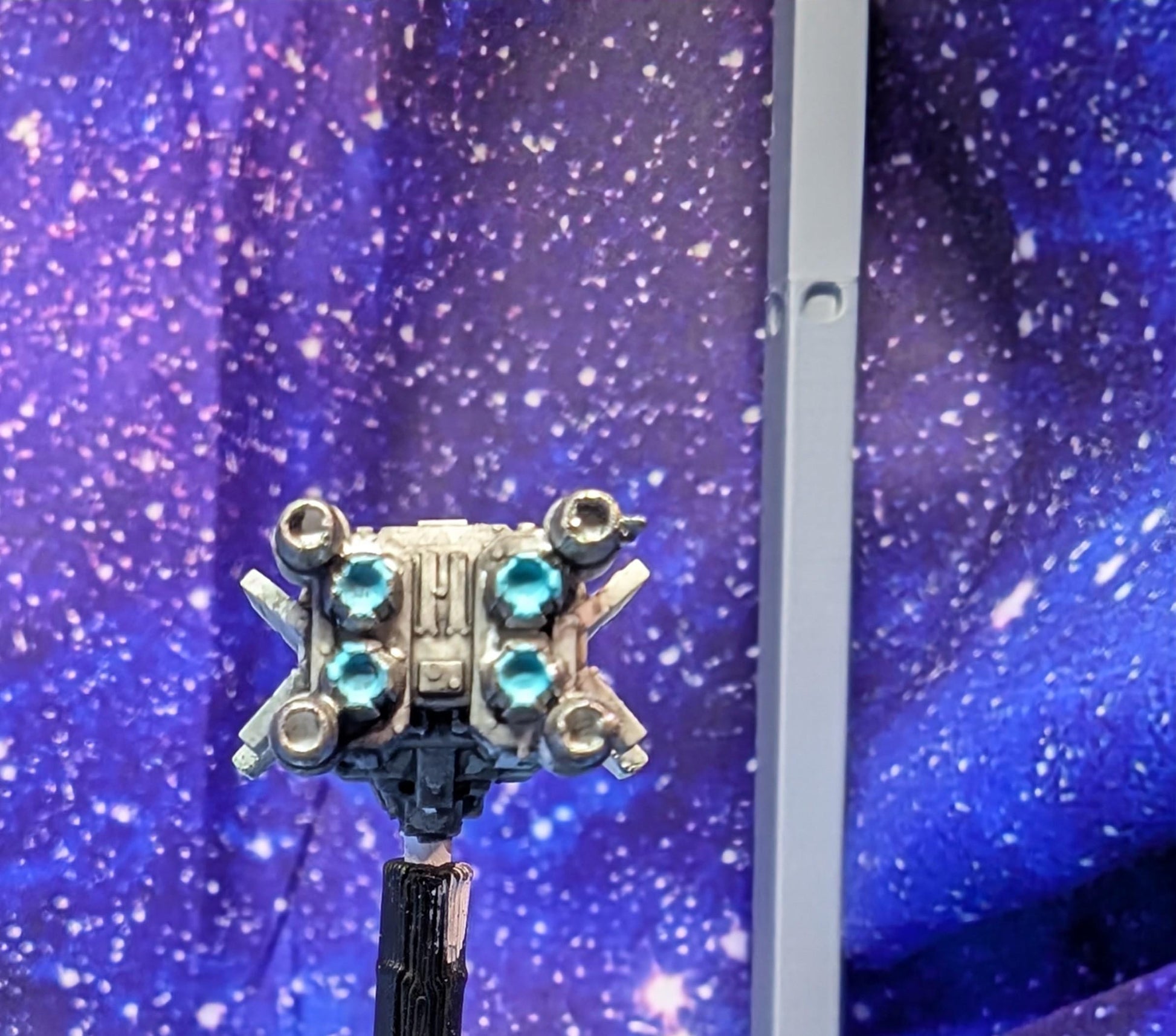 UNSC Halberd class Destroyer 1:10000 scale for Halo Armada Homebrew or other miniatures games 55mm