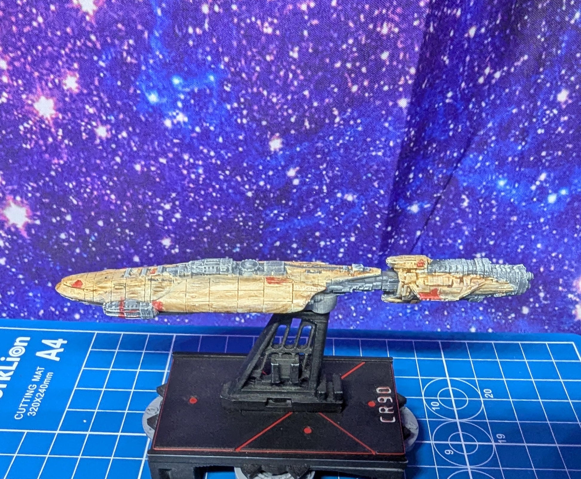 Rebel alliance MC-30f Missile Frigate for Star Wars Armada or other miniatures games 120mm