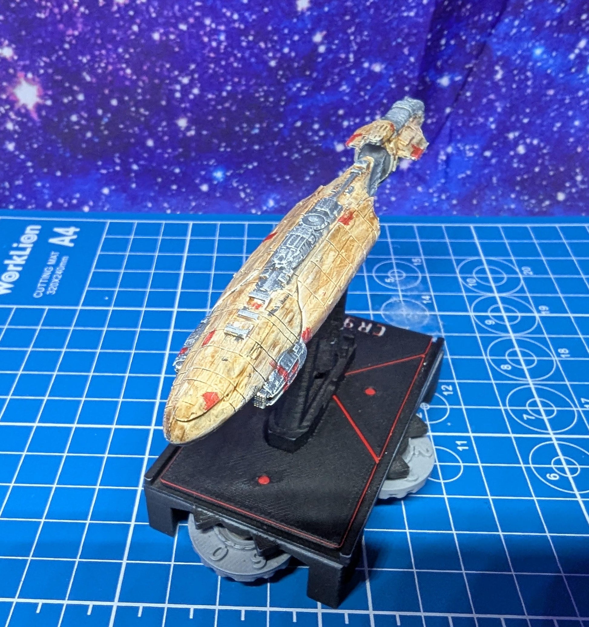 Rebel alliance MC-30f Missile Frigate for Star Wars Armada or other miniatures games 120mm