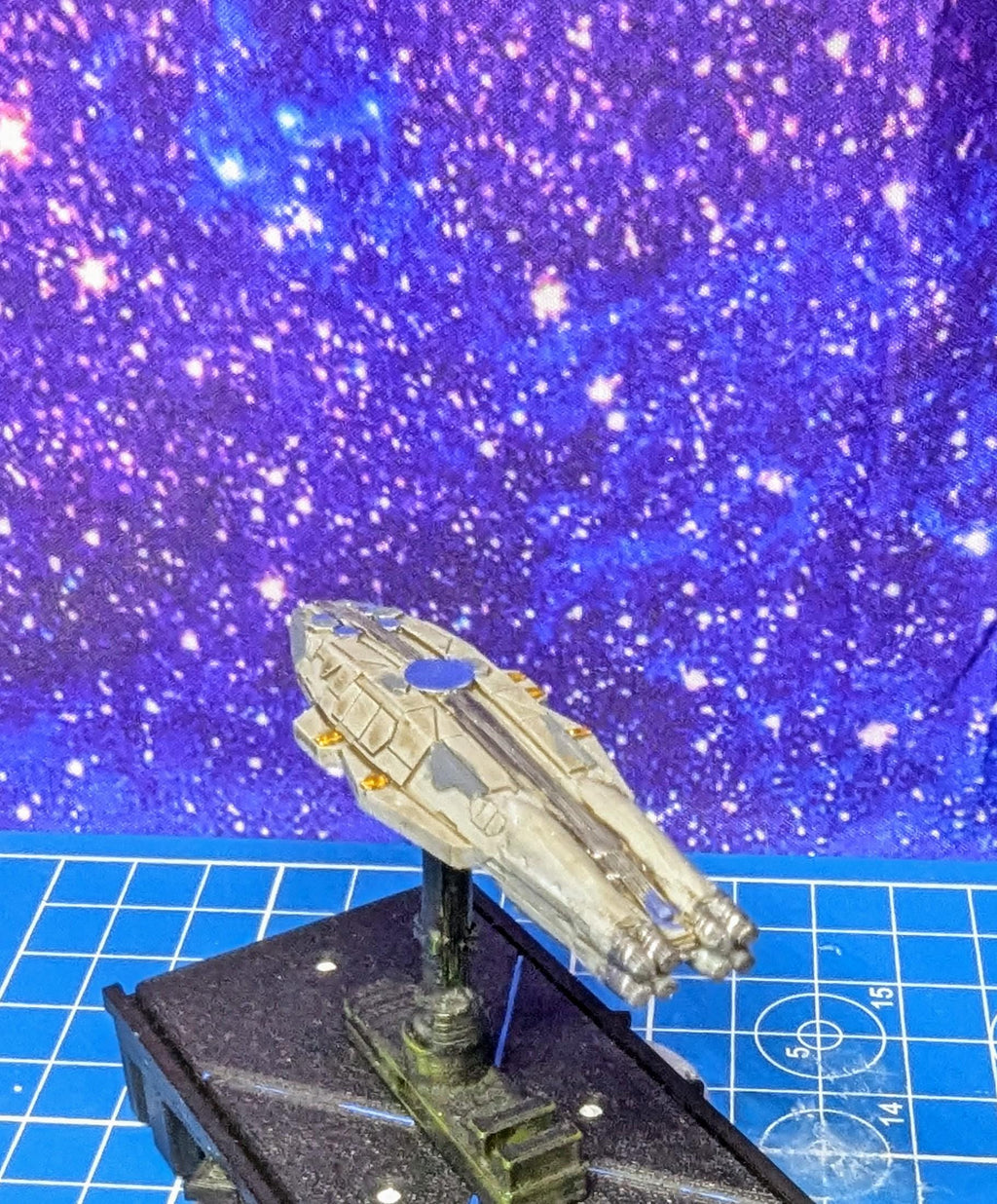 Cygnus Gunstar for starship miniatures games like Onepagerules Warfleets or Armada legends