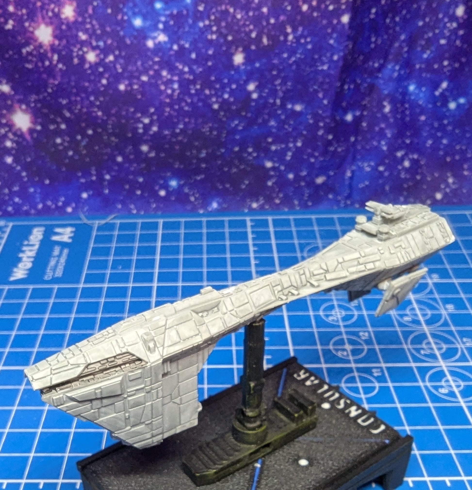 Imperial Nebulon-B EF76 frigate for Star Wars Armada or other miniatures games 99mm