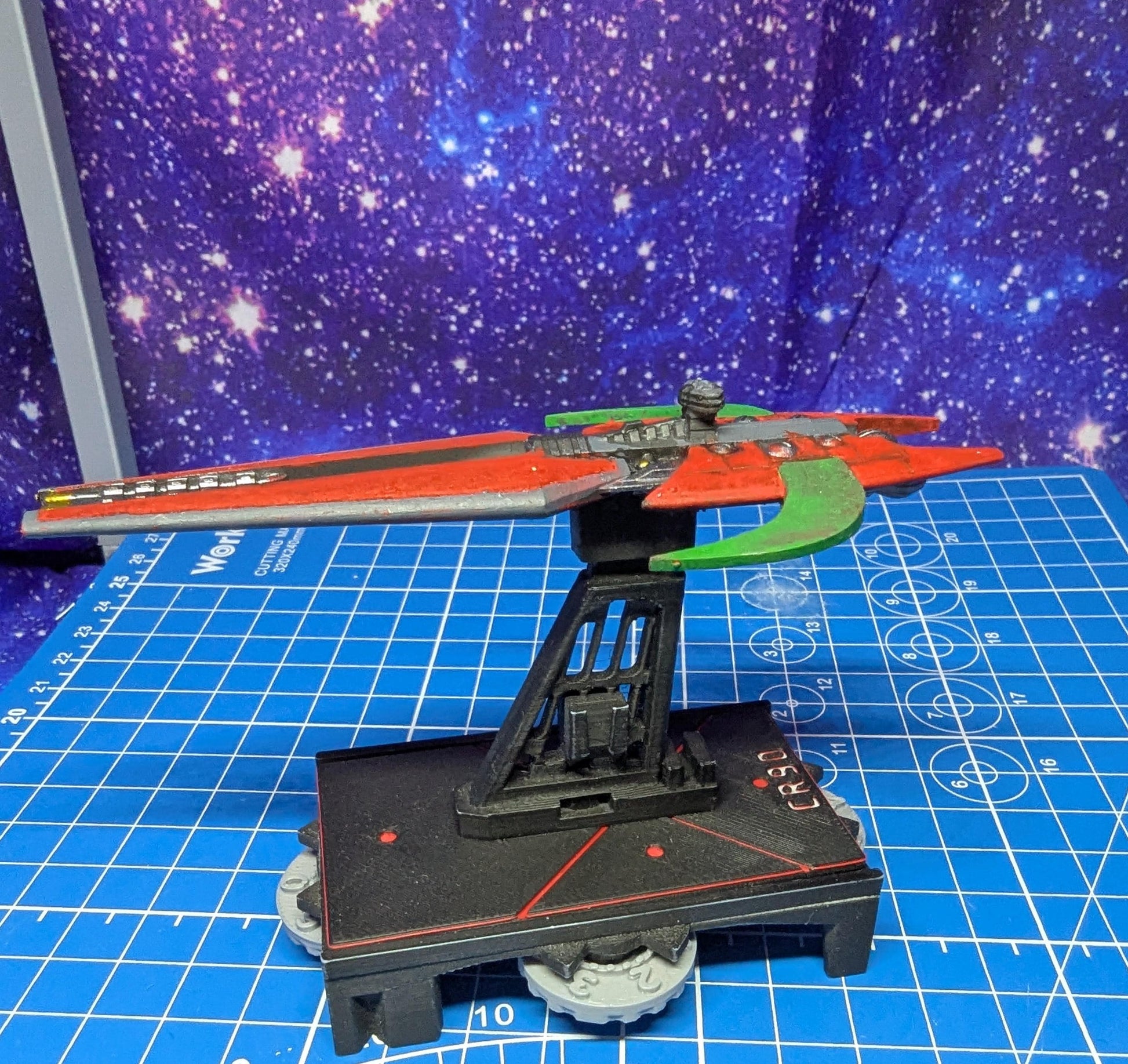 Narn Ka'Tok Battle Destroyer proxy for Star Wars Armada or other miniatures games 110mm
