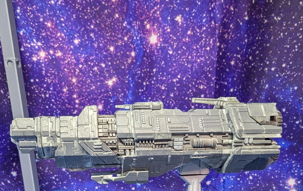 UNSC Marathon-Class Cruiser Miniature: Halo Armada Homebrew (119.3mm)