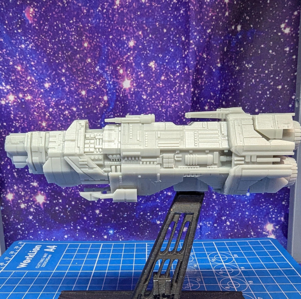 UNSC Marathon-Class Cruiser Miniature: Halo Armada Homebrew (119.3mm)