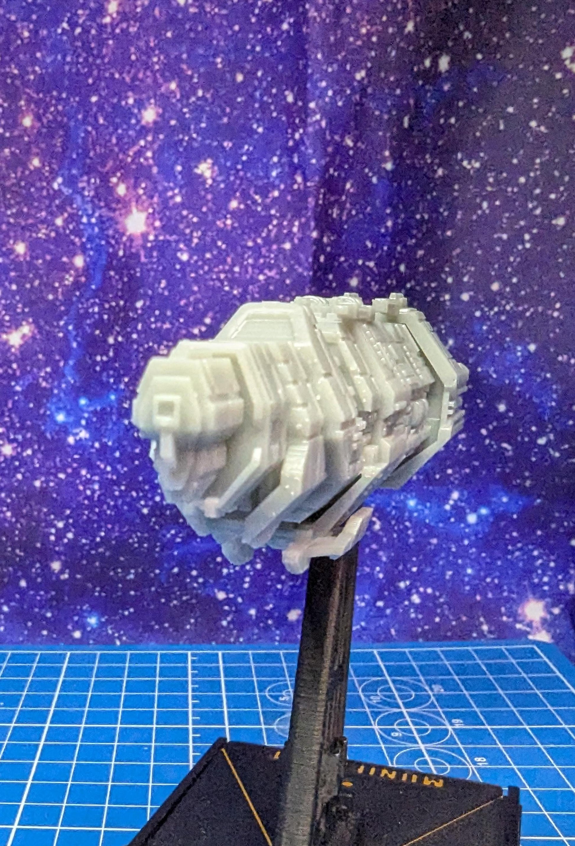 UNSC Marathon-Class Cruiser Miniature: Halo Armada Homebrew (119.3mm)