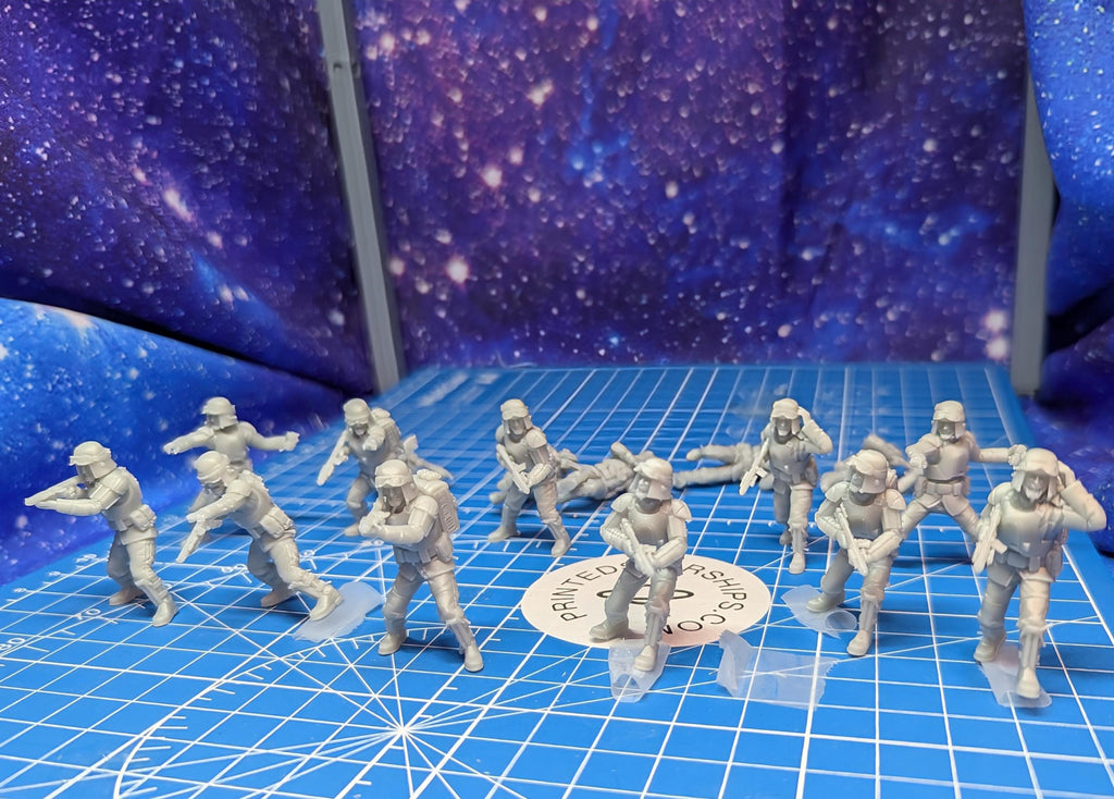 Imperial Authority Field Infantry (16): 35mm Star Wars Legion Proxies