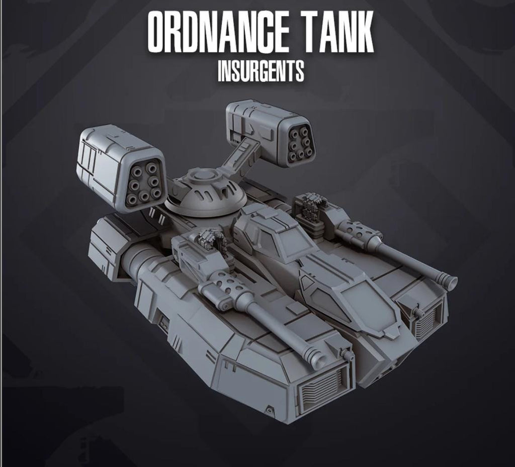 Rebel Insurgent Ordnance Tank Kit: 35mm Scale Miniatures Star Wars Legion Proxy