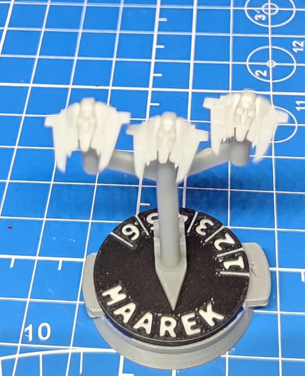 Mandalorian Fang-class protectorate Fighter squadron (6) Halo Armada Homebrew or other miniatures games 13mm
