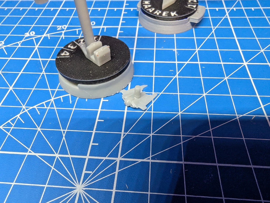 Mandalorian Fang-class protectorate Fighter squadron (6) Halo Armada Homebrew or other miniatures games 13mm
