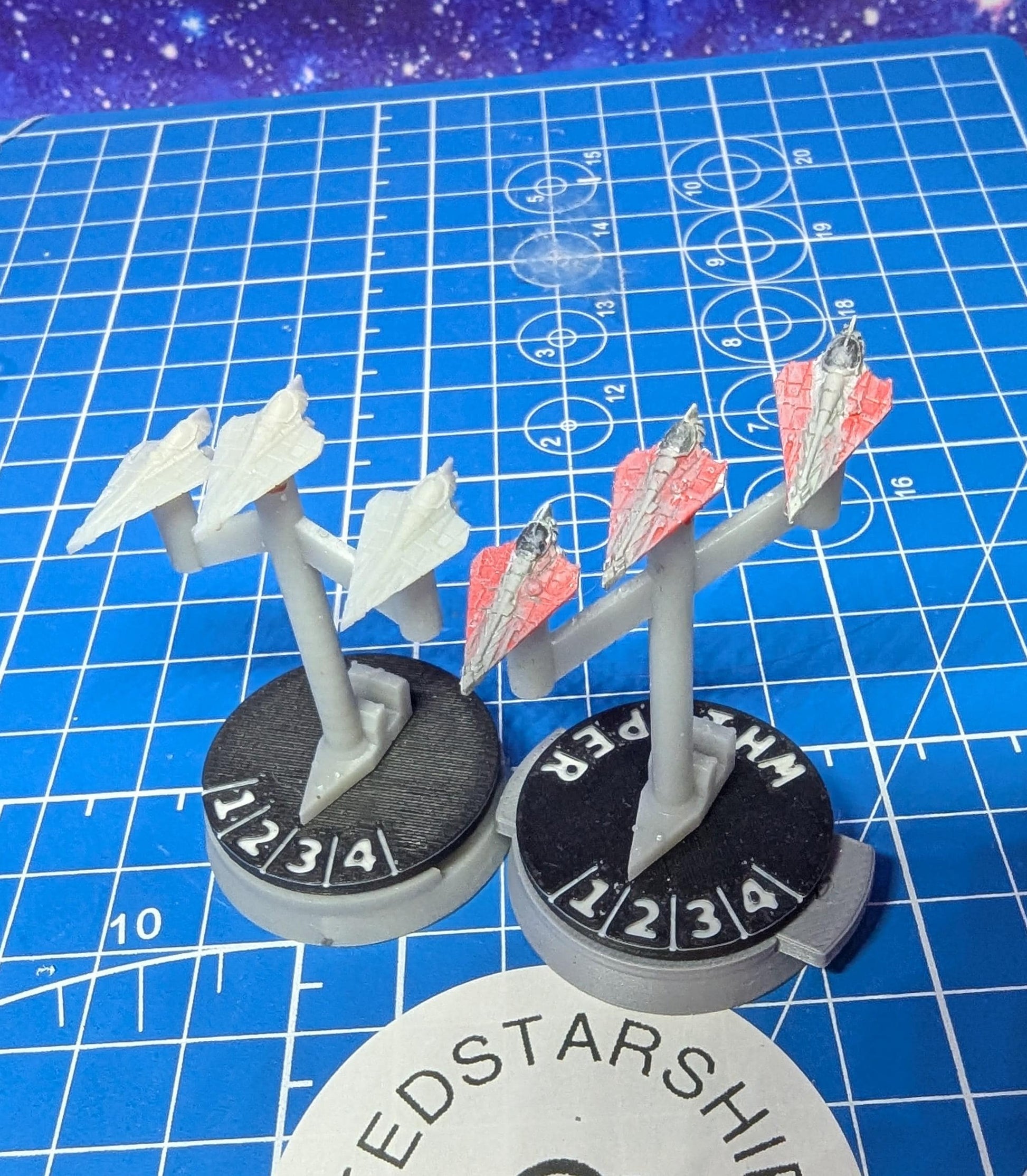 Republic Delta-7 Aetherspite starfighter Squadron (6) for Star Wars Armada Scale games