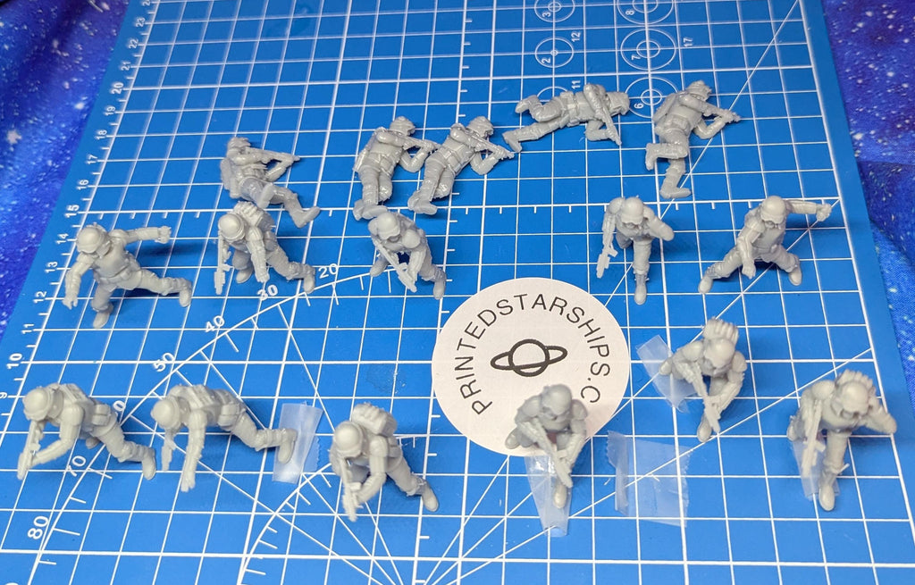 Imperial Authority Field Infantry (16): 35mm Star Wars Legion Proxies