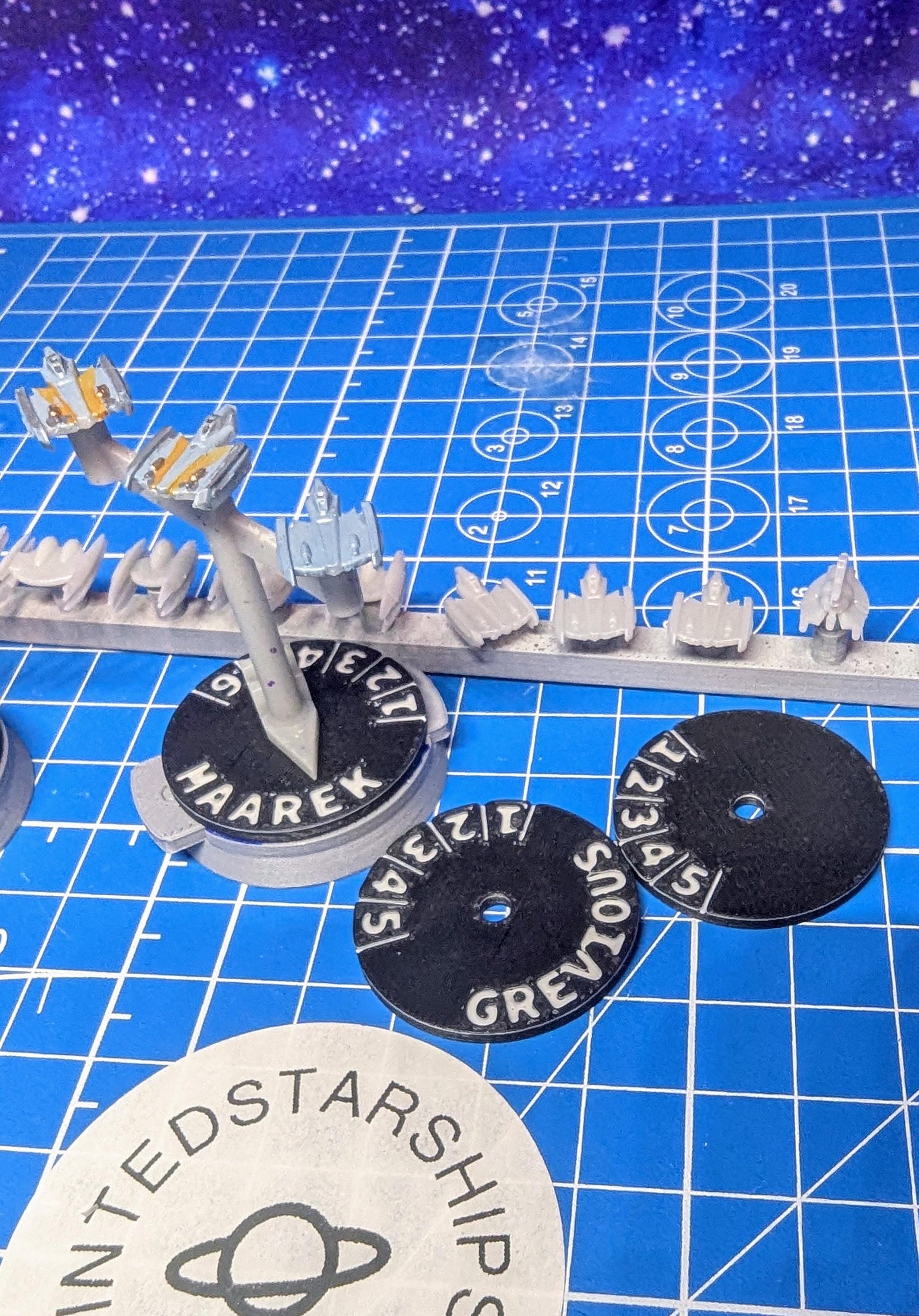 Separatist Fighter Squadron Reinforcement Pack 1 (8) squadrons for Star wars armada or other miniatures games