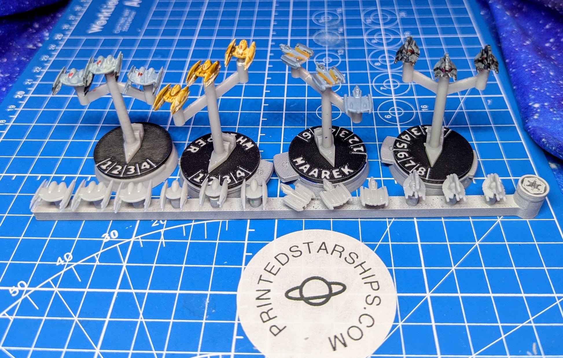 Separatist Fighter Squadron Reinforcement Pack 1 (8) squadrons for Star wars armada or other miniatures games