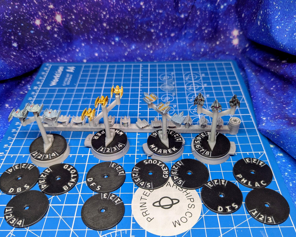 Separatist Fighter Squadron Reinforcement Pack 1 (8) squadrons for Star wars armada or other miniatures games