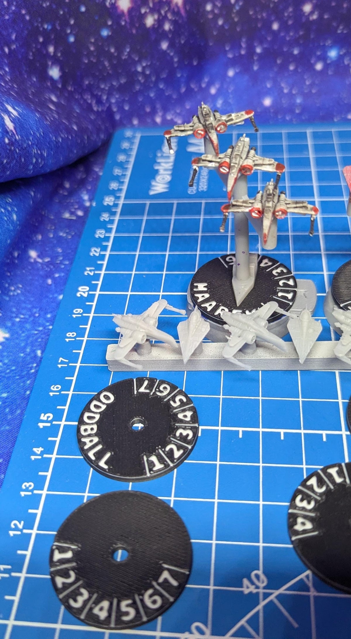 Republic Fighter Squadron Reinforcement Pack 1 (8) squadrons for Star wars armada or other miniatures games