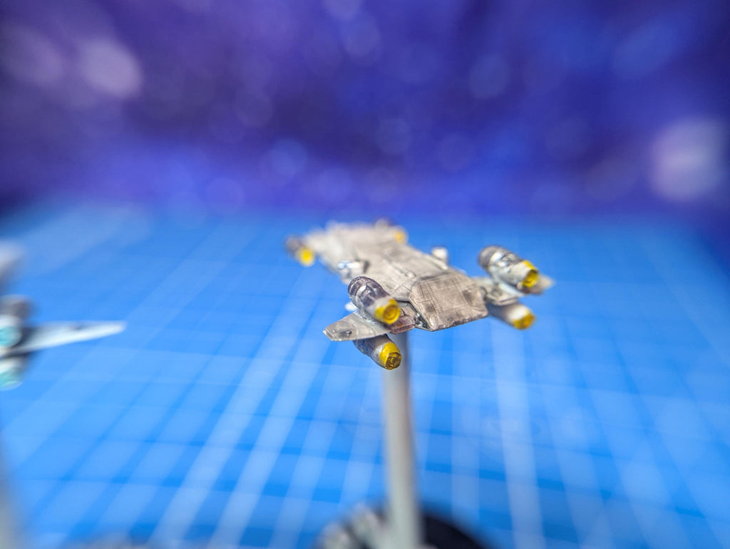 Pirate Onyx Cinder Freighter (2 fighters) for Star Wars Armada or other miniatures games