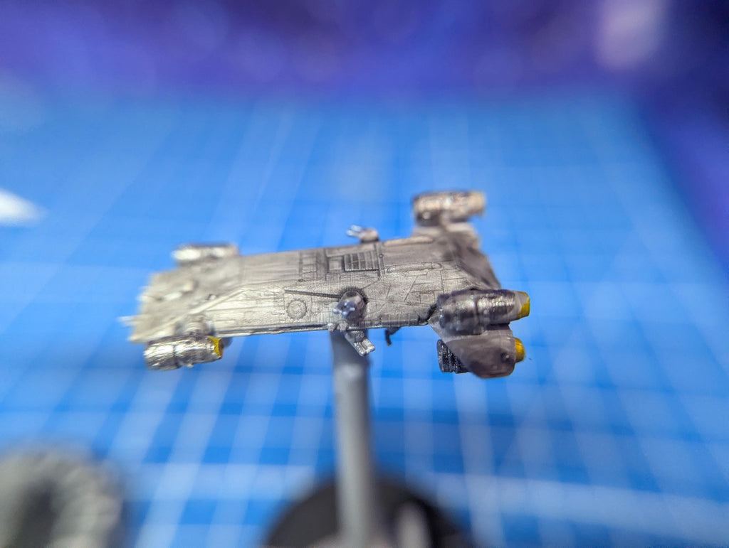 Pirate Onyx Cinder Freighter (2 fighters) for Star Wars Armada or other miniatures games