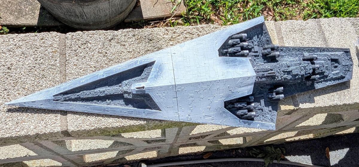 Imperial Executor-class Super Star Destroyer for Star wars armada scale miniatures games 622mm