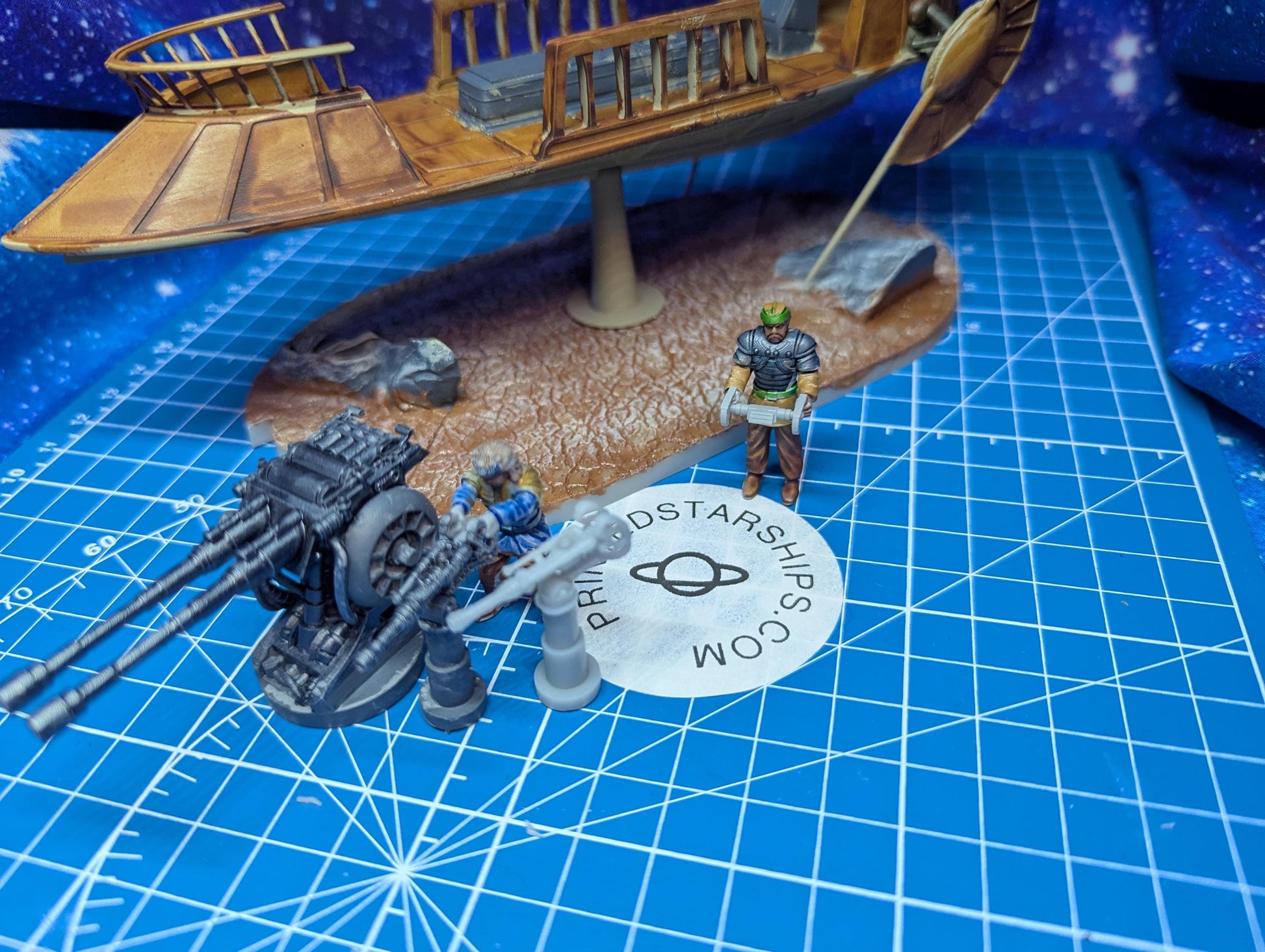 Gangster Schooner Kit: 35mm Scale Resin Miniature Star Wars Legion Proxy