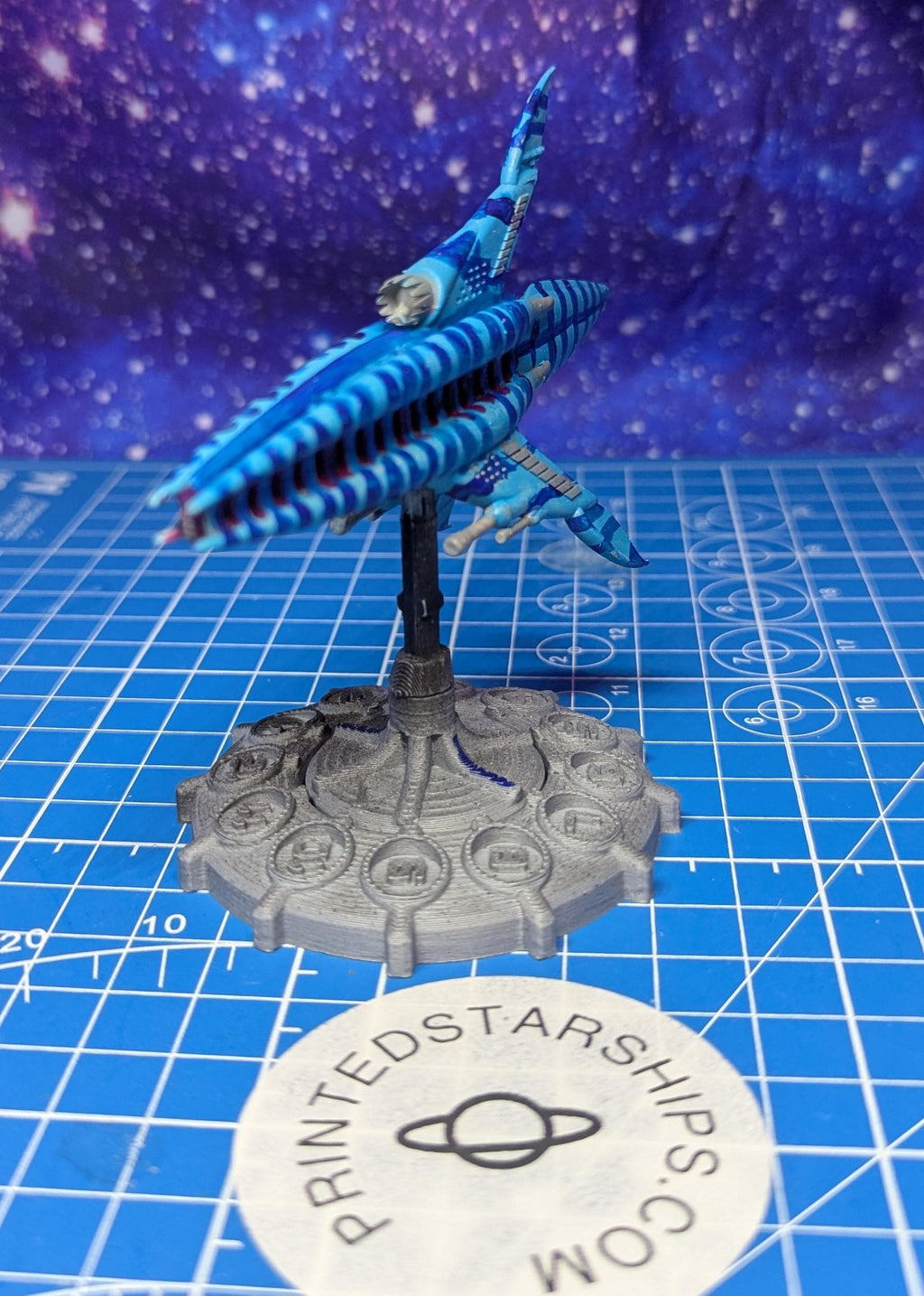 Babylon 5 Minbari Federation Tinashi War Frigate proxy for Star Wars Armada or other miniatures games 105mm