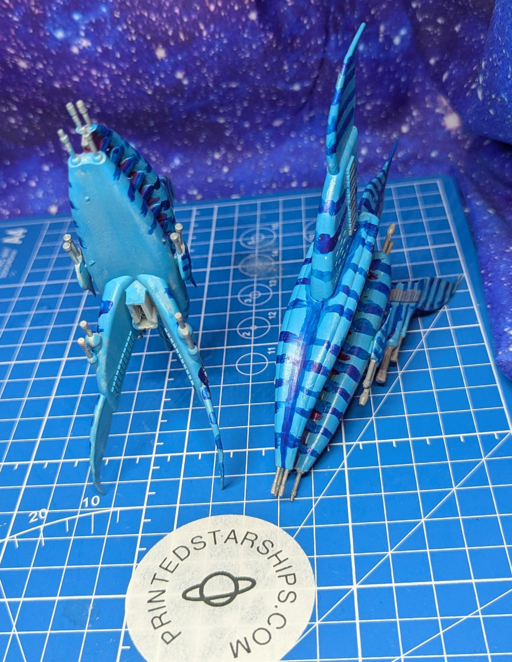 Minbari Federation Tigara War Cruiser/Leshath Heavy Scout proxy for Star Wars Armada