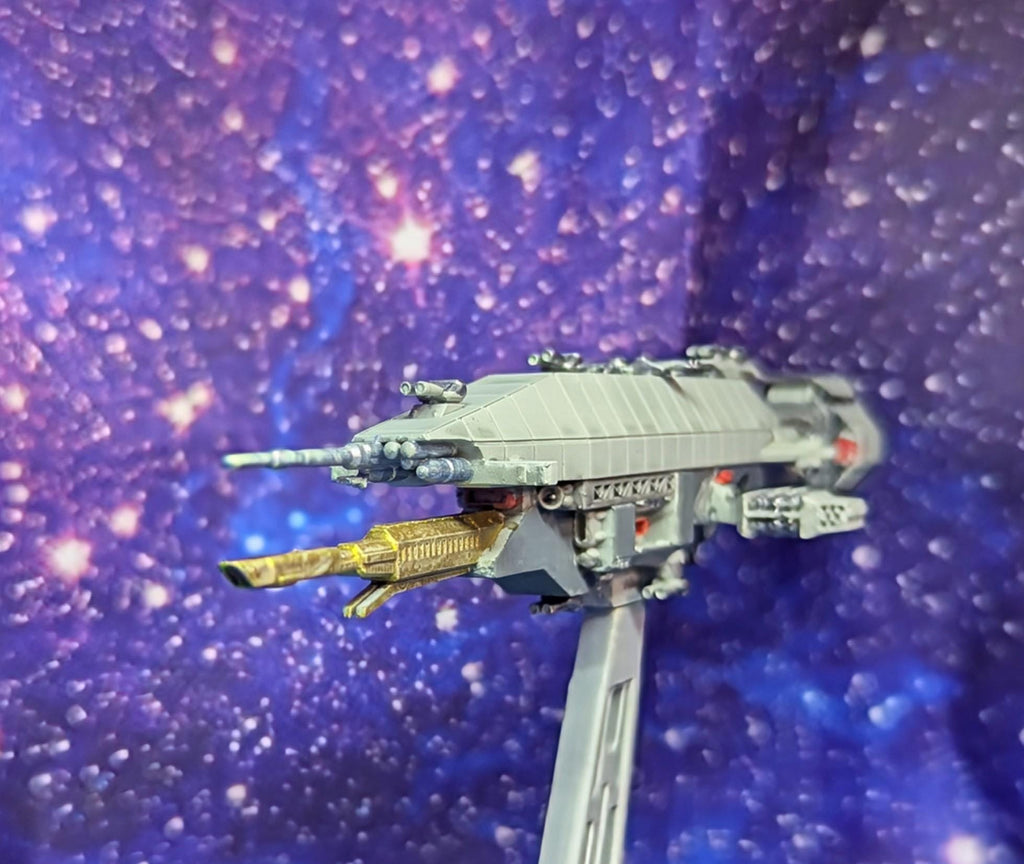 Earthforce Warlock Advanced Destroyer scaled for Star Wars Armada scale games 200mm