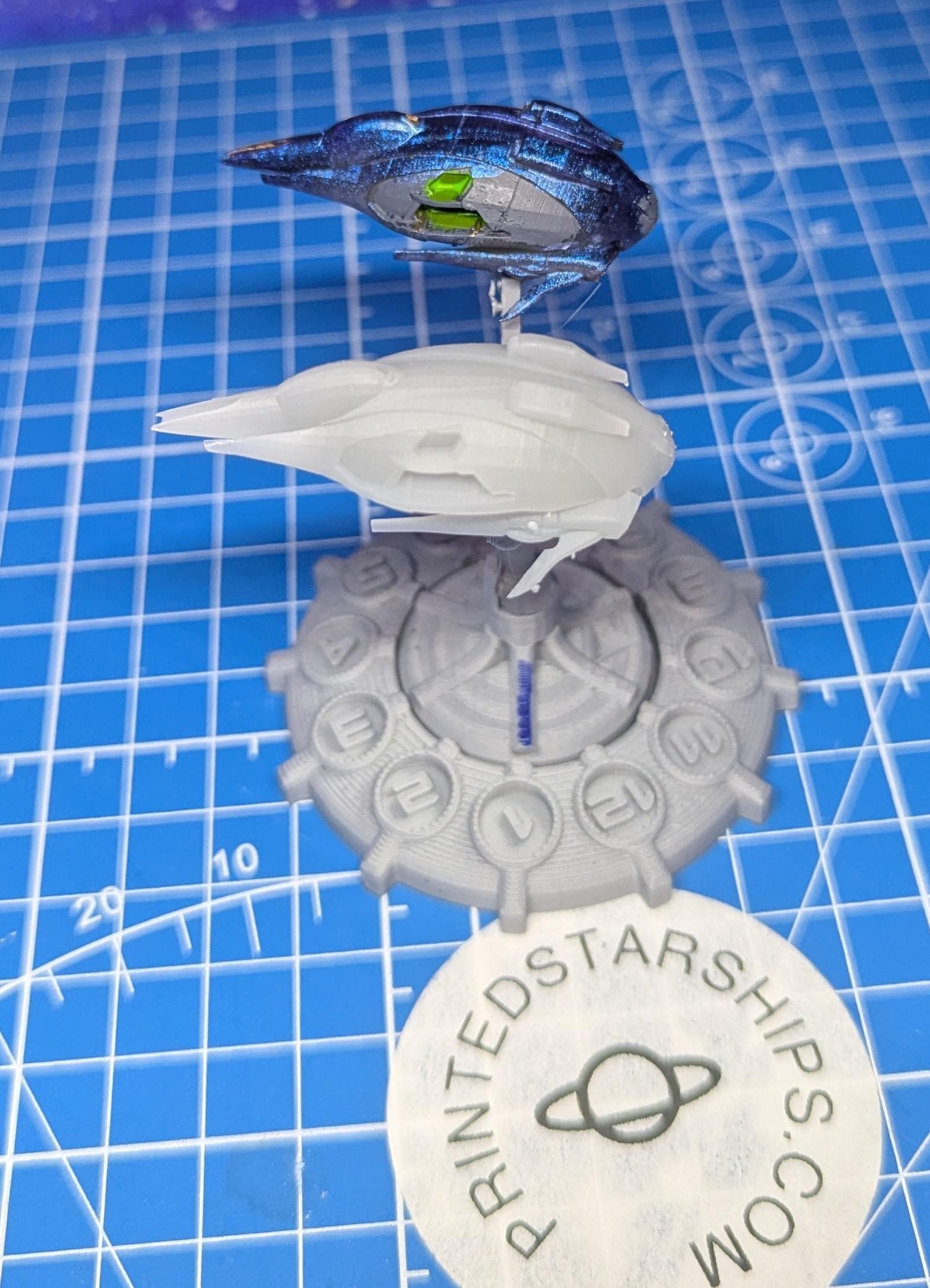 Covenant Lich-class Heavy Dropship(2) proxy for Star Wars Armada or other miniatures games 48mm