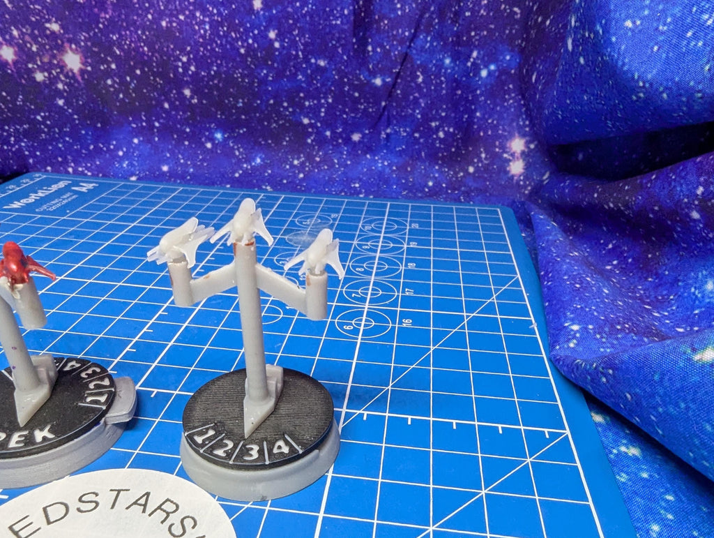 Covenant Banshee class fighter squadron (6) Halo Armada Homebrew or other miniatures games 14mm